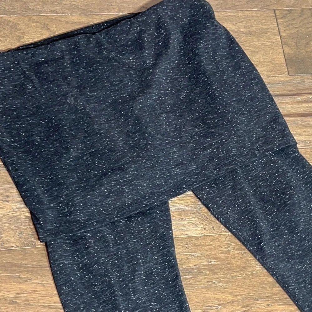 CABI M'Leggings Space Dye Charcoal Gray XS #3210 NWOT